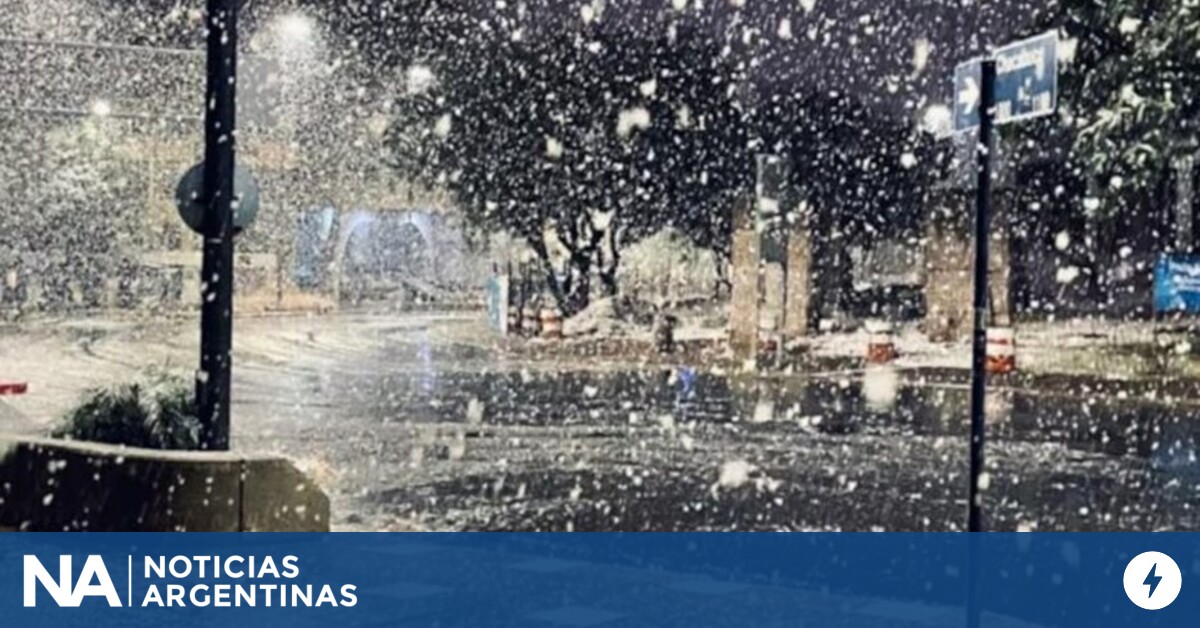 Alerta hoy por nieve: una provincia afectada