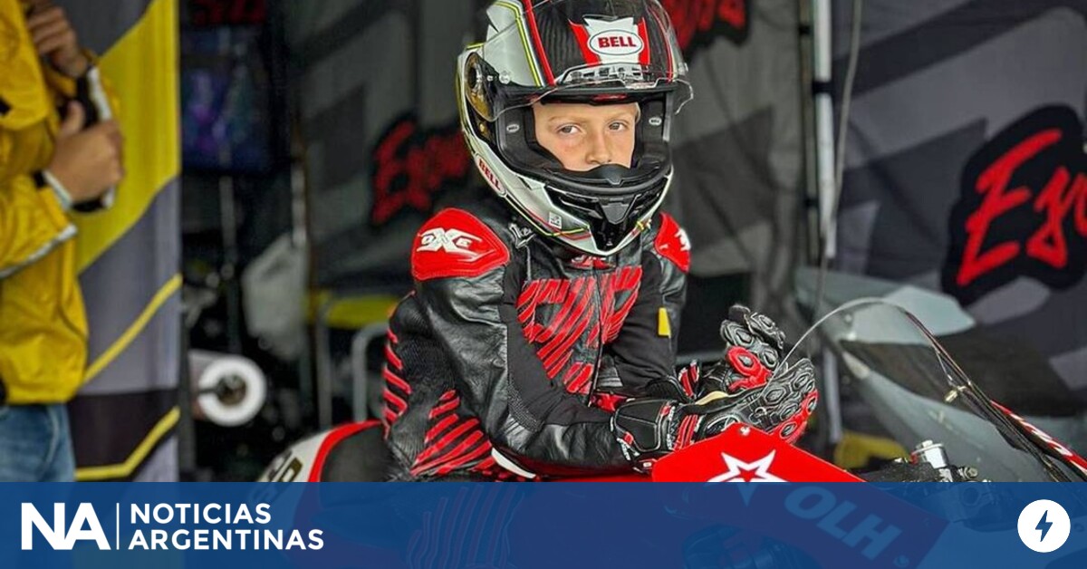 Murió Lorenzo, el pequeño piloto argentino que tuvo un accidente de moto en Brasil