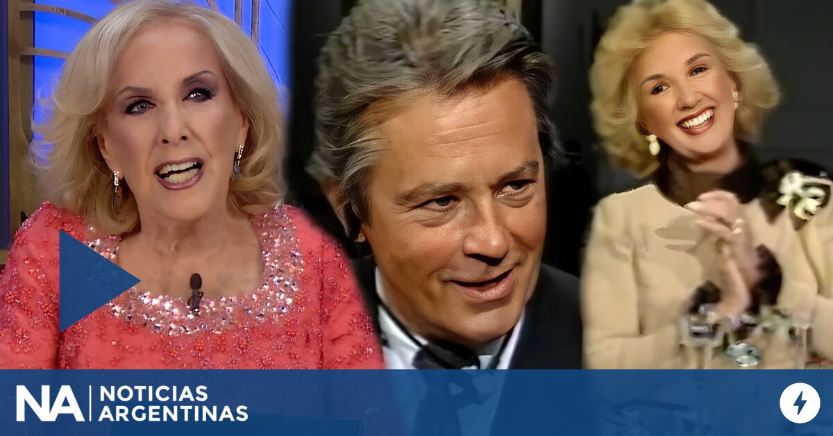 "Buen viaje": Mirtha Legrand despidió a Alain Delon