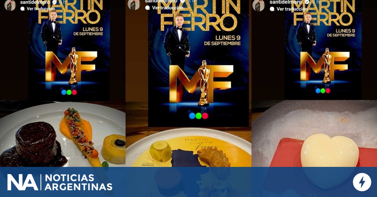 ¿Qué van a comer los famosos en la ceremonia de los Martín Fierro 2024?