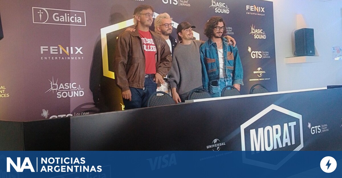 Morat en la previa al show en Vélez: "Argentina fue uno de los primeros clubes de fans"