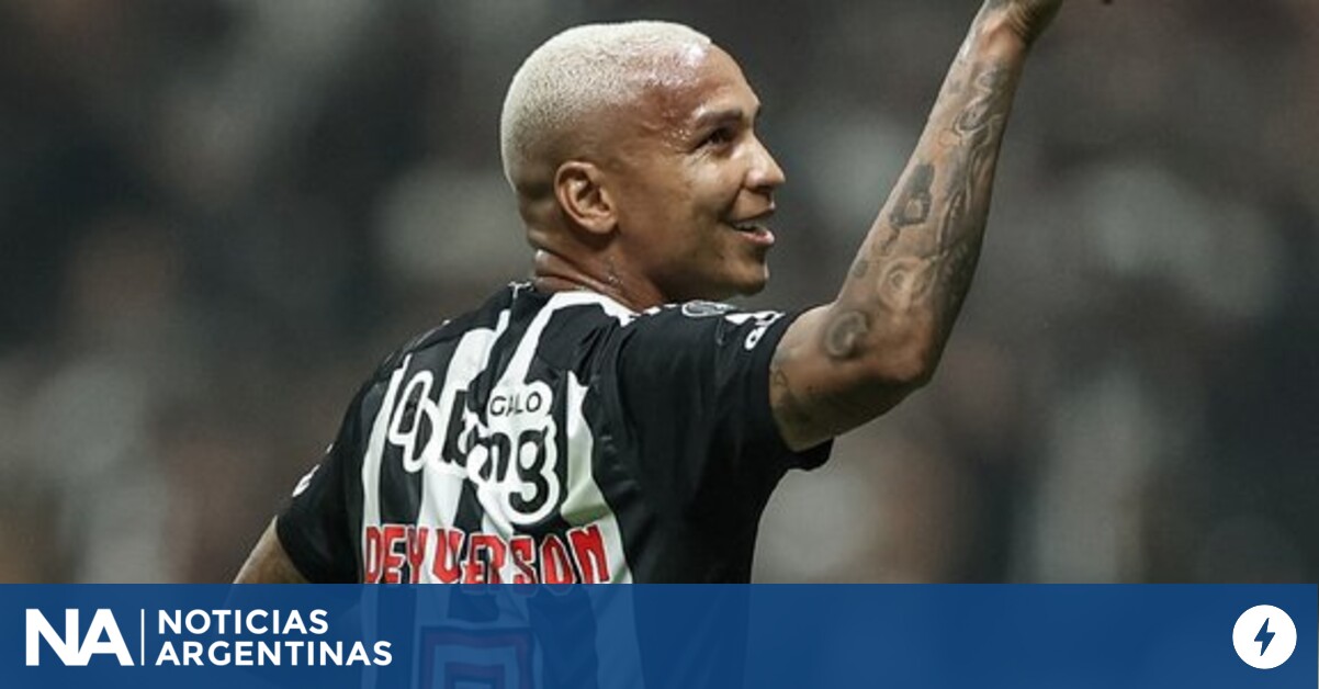 La declaración del jugador del Atlético Mineiro, Deyverson: “soy parecido a los argentinos en mi manera de jugar”