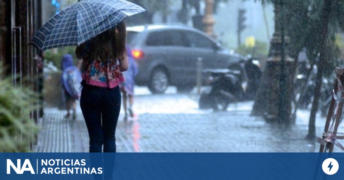 Alerta hoy por lluvias fuertes en Buenos Aires: las recomendaciones